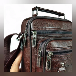 Polo Amstar Tas Selempang Slingbag Crossbag Pria Kulit Oscar Premium Sudah Anti Air Cowok