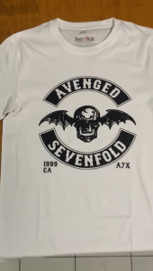 Kaos Musik Avenged Sevenfold: Moto Seal & Tshirt Musik