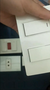 Bộ thiết bị điện Vietco cao cấp hạt ổ cắm công tắc 1 chiều 2 chiều đèn báo đỏ màu Trắng sang trọng