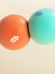 Mideer Quiet Fluffy Ball - Grass Green/Summer Orange/Spring Cyan 3 colors available