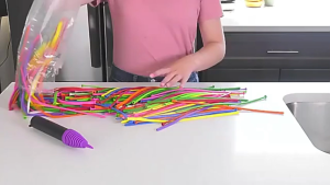 SHUAIAN Balon Latex Twist Pentil Macaron Balon Panjang Pastel Isi 100 Pcs