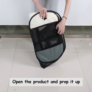 High Quality Portable Cat Tent with Paw Print Design for Outdoor Use - Large Foldable Pet Cage for Cats and Small Dogs - In-Stock COD 48-Hour Fast Delivery