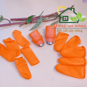 L1 - Bộ dao mong tay + 5 bao xỏ ngón dùng lặt hái rau quả làm bếp hỗ trợ nhanh không đau tay ( xem trong mô tả )