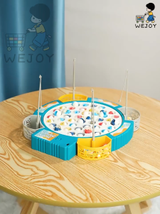 Baby Magnetic Fishing Game 1-3 tahun Puzzle Anak-anak Hari lahir pertama Hadiah Anak-anak kecil dan anak-anak perempuan Kecerdasan Pembangunan MainanMainan musik anak-anak