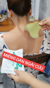 Hộp 12 miếng dán Ngải Cứu giảm đau mỏi vai gáy giảm đau nhức xương khớp và ngủ ngon hơn