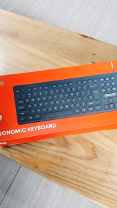 Keyboard Kabel Wired Untuk PC Komputer Laptop Office Kantor USB Cable Olike K1