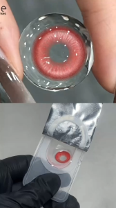【COD】 Softlens Lensa Kontak Cosplay Seri MADRID Biru/Merah/Ungu 1 Pasang Lensa Kontak Mata Kosmetik Rias Soflens