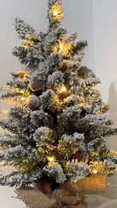 NUVOX Christmas Table Tree Package · Mini Tree With 70 Tips Christmas Decoration Household Counter Decoration for Xmas