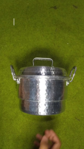 DANDANG KUKUS 1 LITER ALUMUNIUM TEMPA 20 CM ANTI KARAT