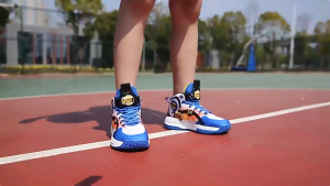 Boys Basketball Shoes Korean Shoes Rubber Sneakers For Boys Girls High Cut Outdoor Sports Shoes For Kids