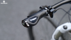 【Local Delivery】ROCKBROS Shockproof Handle Grip For MTB High Quality Leather Bicycle Handle Bar Comfortable Ergonomic Bike Grips With Silicone Pad Bike Accessories