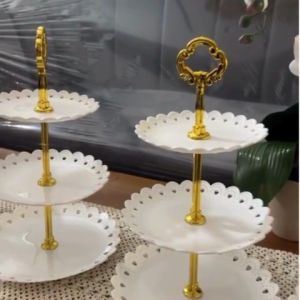 Rak Kue Susun 3 Tingkat Detachable Cake Stand Display