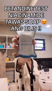 Premium Skin Whitening Niacinamide Tawas Soap Bar for Face & Body - Anti-Acne Deodorizing and Even Skin Tone