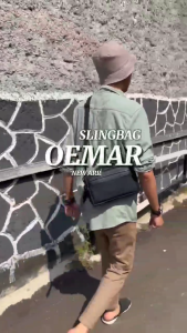 Thobach - Tas Selempang Pria Sling Bag Oemar Waterproof Clutch Bag Pria Anti Air Pouch Bag Pria