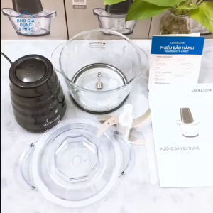 Máy xay thịt Lock&Lock EJM156BLK dung tích 1 lít Máy xay thịt lock and lock 1 l hàng chính hãng giao nhanh  Máy Xay Thịt Cối Thủy Tinh Lock&Lock EJM156BLK 1L Máy xay thịt Lock&Lock Meat Chopper 1L màu đen