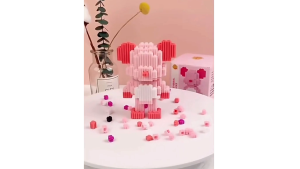 SMY Nano Block Mini Violent Bear Mainan Anak Bricks Education Toys Balok Susun Puzzle Animasi 3D DIY