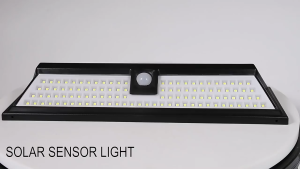 Lampu Dinding Solar Sensor Gerak Waterproof 90 LED 2835 Cool White - LF-1630