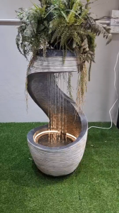 น้ำพุตั้งพื้นแต่งบ้าน รุ่นFF1011 ตั้งวางหน้าบ้านเสริมฮวงจุ้ย อ่างน้ำล้น เป็นน้ำพุล้นขนาดใหญ่ตั้งพื้นสวย ของขวัญมงคล