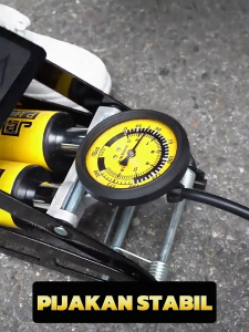 Pompa Angin 200 PSI Mini Foot Pump Portable Manual Untuk Ban Mobil Motor dan Lainnya FREE PENTIL