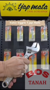 Kunci Inggris 12 Inch & Tjap Mata 2 Fungsi Kunci Pipa 12\\\" Cap Mata