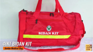4IN1 BIDAN KIT Jumbo Medical Bag Travel Tas Medis P3K Ransel Jinjing Handbag