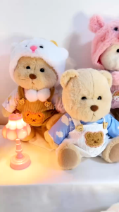 BB BEAR พร้อมส่ง น้องตุ๊กตาหมีขนปุย เปลี่ยนเสื้อผ้าได้ ขนาด 30 cm. เหมาะเป็นของขวัญมาก ๆ