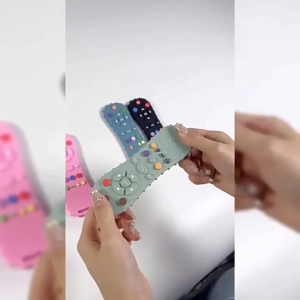 LAKOE Teether Bayi Silicone Remote Control Shape Mainan Gigitan Teether Bayi Bpa Free