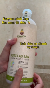 [Can 10L] Nước lau sàn hữu cơ Fuwa3e enzyme sinh học từ dứa 10L hương sả chanh