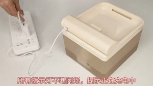 WaggyWaggy Budget Wireless Water Dispenser Induction Cat Fountain Drinking Unplugged Smart Sensor无线宠物智能饮水机 BO0028