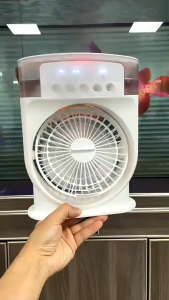 Xiaomi พัดลมไอเย็น พัดลมไอน้ำ 3in1 ความจุ 600 MLใส่น้ำแข็งได้ ชาร์จยูเอสบี มีไฟ LED พัดลมมัลติฟังก์ชั่น แอร์เคลื่อนที่