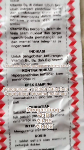 NEUROSANBE 5000 STRIP 10 TABLET / VITAMIN UNTUK KESEMUTAN / KEBAS / DAN KERAM