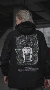 Jaket Cagoule Pria - Jaket parasut Pria - Jaket Waterproof - GENIOUS- GNS