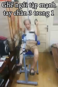 Ghế Tập Phục Hồi Chức Năng Cho Người Sau Tai Biến 3 Trong 1