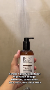Barber Daily 4in1-Pertama di Indonesia (Shampoo Conditioner FaceWash & BodyWash)
