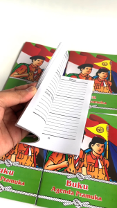 Buku Agenda Pramuka / Buku Diary Pramuka Bahan Kertas HVS