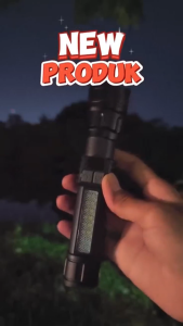 Senter LED Zoom Rechargeable Super Terang Mitsuyama