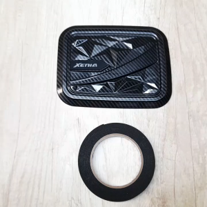 Tank Cover Tutup Bensin Mobil Xenia Lama 2004 - 2011 Carbon Diamond