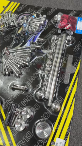 Bộ ốc inox sọc thái full xe cho Wave Nhỏ 100 MS01