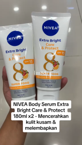 NIVEA Extra White Care & Protect Serum 180ML