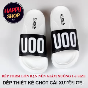 Dép quai ngang big size nam nữ quai cài xuyên đế - HAPPY SHOP - Hàng chính hãng -TH206-3