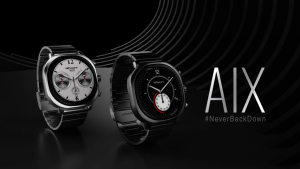 GloryFit Aix Bluetooth Calling Smartwatch Stainless Steel AMOLED Display 1.43" SpO2 Health Monitor & Sleep Monitor IP68