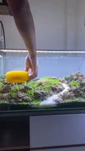 ตู้ไม้น้ำ ตู้ปลา ขอบสิลิโคนดำ หนา 4 มิล มี 3 ขนาด 16 นิ้ว 18 นิ้ว 20 นิ้ว