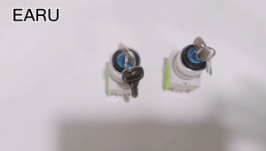 Mengenal Lay 7 LAY37 Selector Switch Key 2/3 Position Push Button Switch 1NO1NC Latching Self-locking Key Button kunci On Off