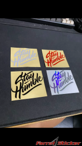 Stiker StayHumble 75 cm: Desain Unik & Dekorasi