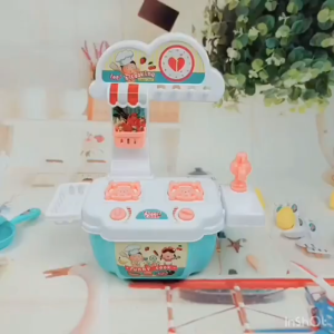 22pcs Children Kitchen Toys Cooking Games Simulation Food Sets Mini Cooking Table Play House Toy Interaction Game Girls