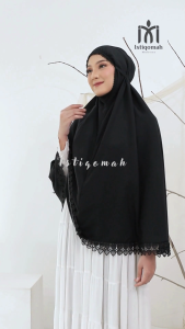 Bergo Haji Umroh Bahan Katun Premium Hijab Instan Bersaku Jumbo