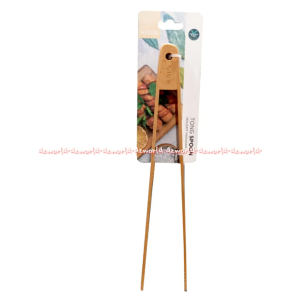 Krischef Tong Spoon 30cm Food Wood Woody Capitan Kayu Alat Capit Penjepit Masakan Makanan Kris Chef Capit Krisbow