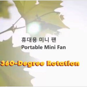 Ready Stock 10000mAh 5 inch Chargeable Clipped Fan 360°