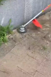 แปรงลวดถ้วยขัดพื้น ใส่เครื่องตัดหญ้า ขนาด 8 นิ้ว