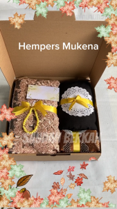 Hempers Mukena & Sajadah Travel Kado Gift Box Hadiah Souvenir Murah